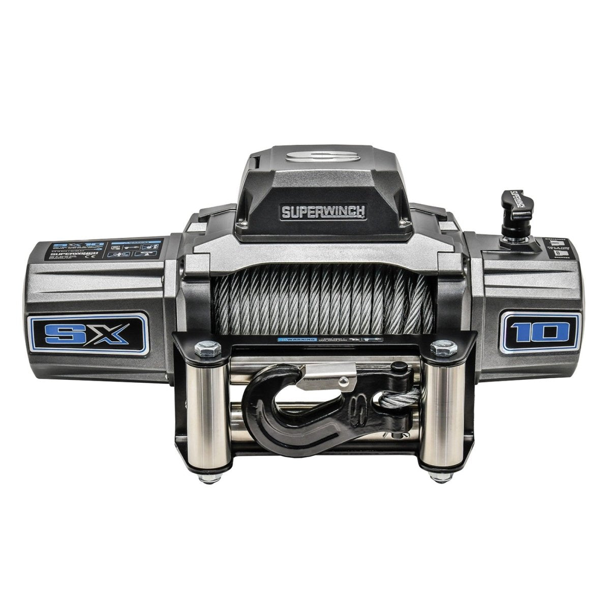 Superwinch - Superwinch 10000 LBS 12 VDC 3/8in x 85ft Wire Rope SX 10000 Winch