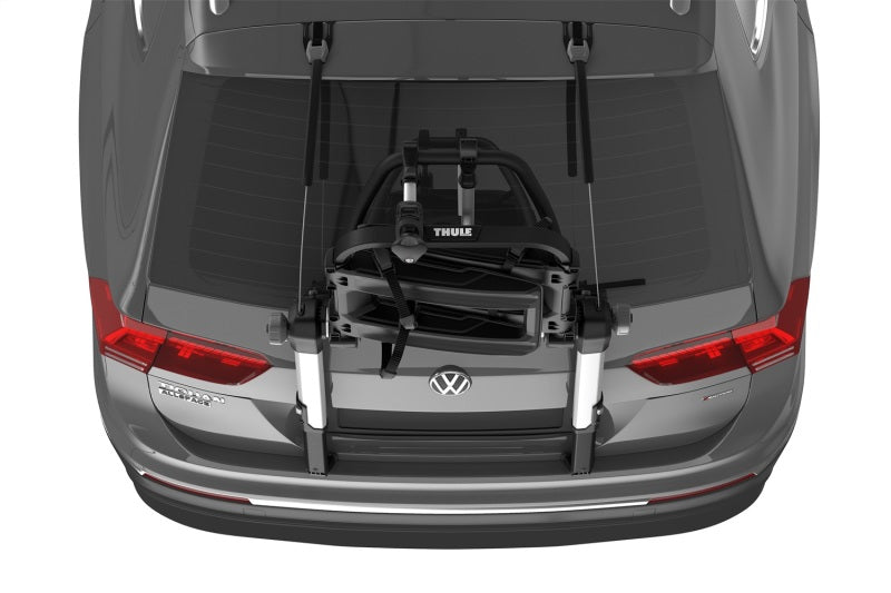 Thule - Thule OutWay Platform-Style Trunk Mount Bike Rack w/Raised Platform (Up to 2 Bikes) - Silver/Black