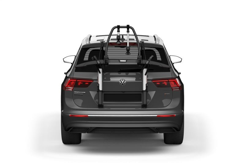 Thule - Thule OutWay Platform-Style Trunk Mount Bike Rack w/Raised Platform (Up to 2 Bikes) - Silver/Black