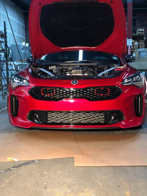 Velossa Tech - VELOSSA TECH 2017 - 2023 Kia Stinger 3.3T/2.0T/2.5T Dual BIG MOUTH Ram Air Intake Snorkels - Panda Motorworks