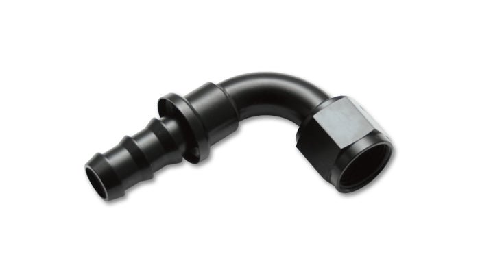 Vibrant Performance - Vibrant Performance Push - On 90 Degree Hose End Elbow Fitting; Size: - 6AN