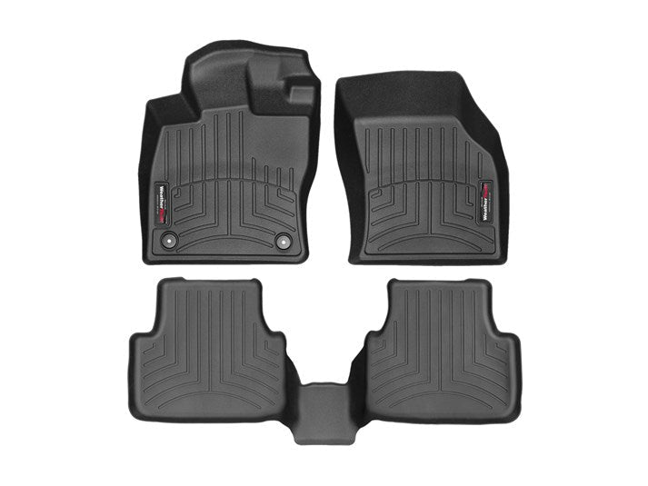 Weathertech - WeatherTech 2019+ Volkswagen Jetta Front and Rear FloorLiners - Black (Automatic Trans Only)