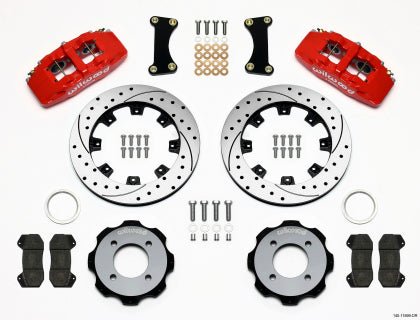 Wilwood - Wilwood Dynapro 6 Front Hat Kit 12.19in Drilled 2011 - 2019 Fiesta - Panda Motorworks