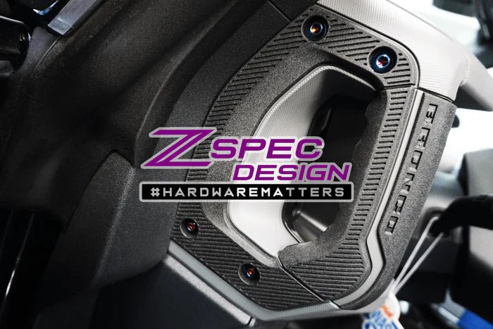ZSPEC DESIGN - ZSPEC DESIGN "STAGE 3" DRESS - UP FASTENER KIT FOR 21+ FORD BRONCO 2.7L, TITANIUM & BILLET - Panda Motorworks