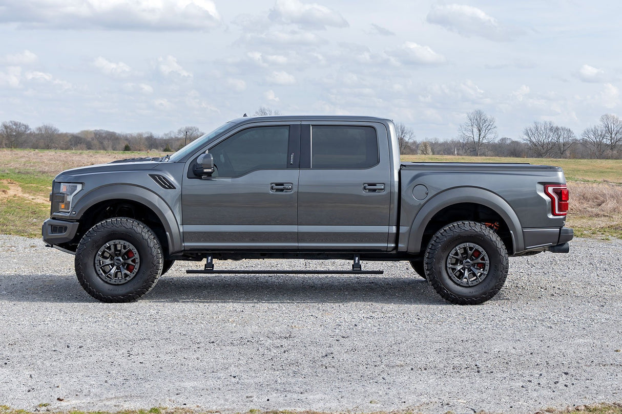 Rough Country Power Running Boards Dual Electric Motor  Ford F-150 (15-25) | F-250/F-350 Super Duty (17-25)