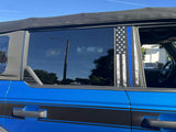 Acrylic Rear Triangle Flags - 2021+ Bronco