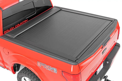 Rough Country Retractable Bed Cover 5'7" Bed | Ford F-150 (15-20)/Raptor (17-20)