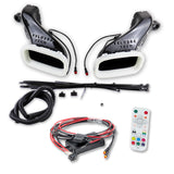 VELOSSA TECH 2017-2023 Kia Stinger 3.3T/2.0T/2.5T Dual BIG MOUTH "LIT KIT" Ram Air Intake Snorkels