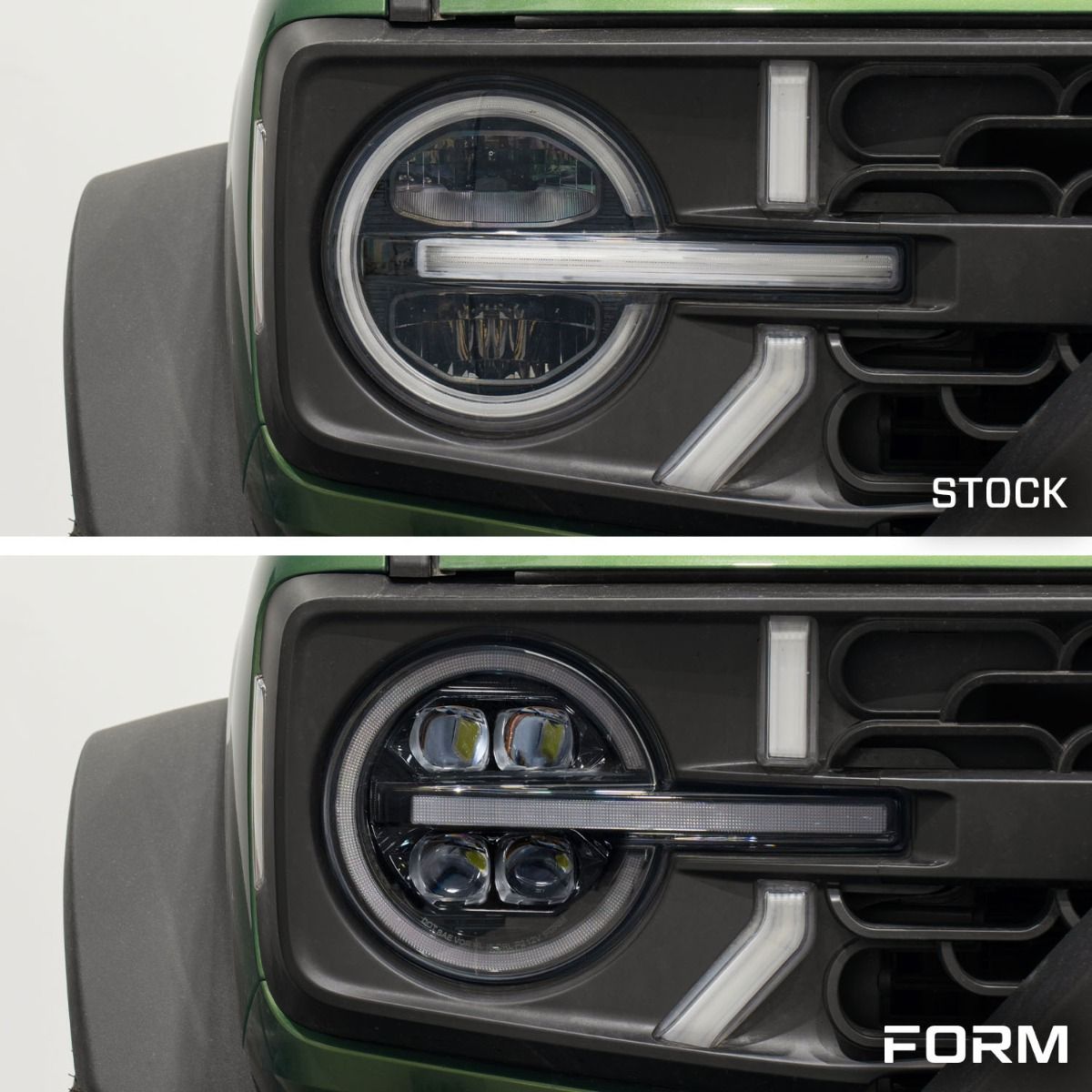 2022-2025 Ford Bronco Raptor LED Projector Headlights (pair)