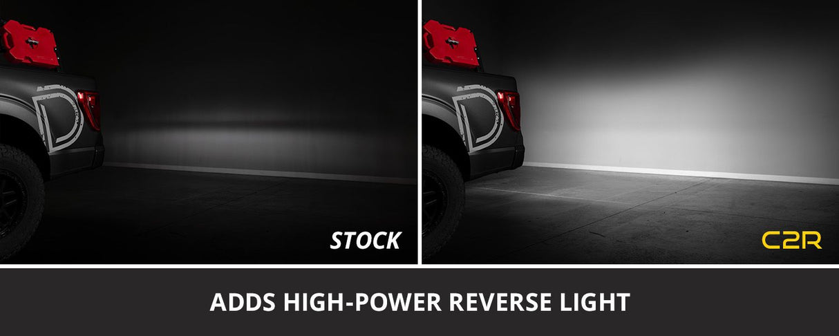 Diode Dynamics Stage Series Flush Mount Reverse Light Kit (SSC1 or C2 2.0 w/ Red Backlight)