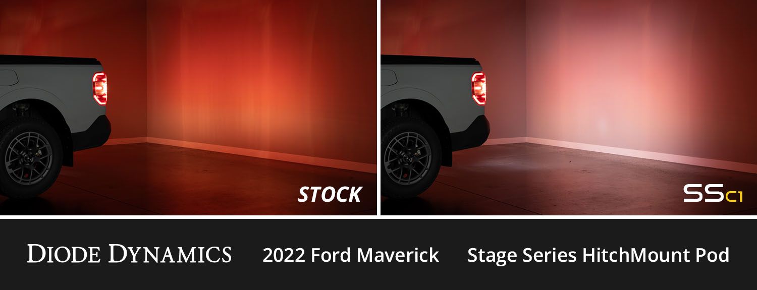 Ford Maverick HitchMount LED Pod Reverse Kit