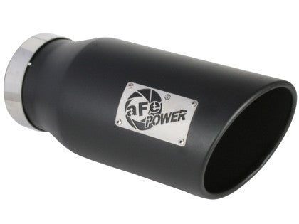 aFe Large-Bore HD 5in 409SS DPF-Back Exhaust System w/Black Tip 19-23 Ram Diesel Trucks L6-6.7L (td)