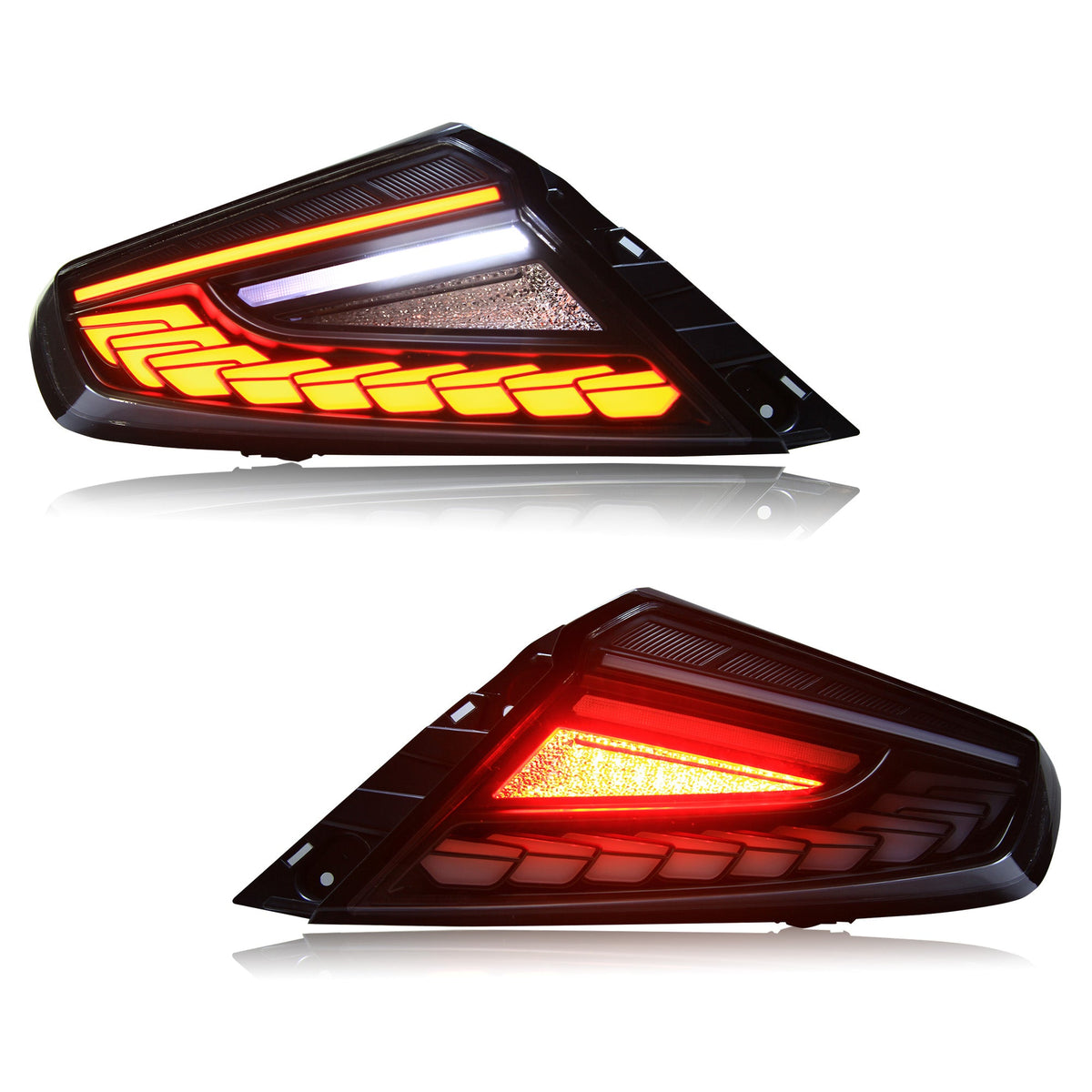 OLM Phantom-Spec LED Taillights (Clear Lens White Optic) - 2022+ WRX