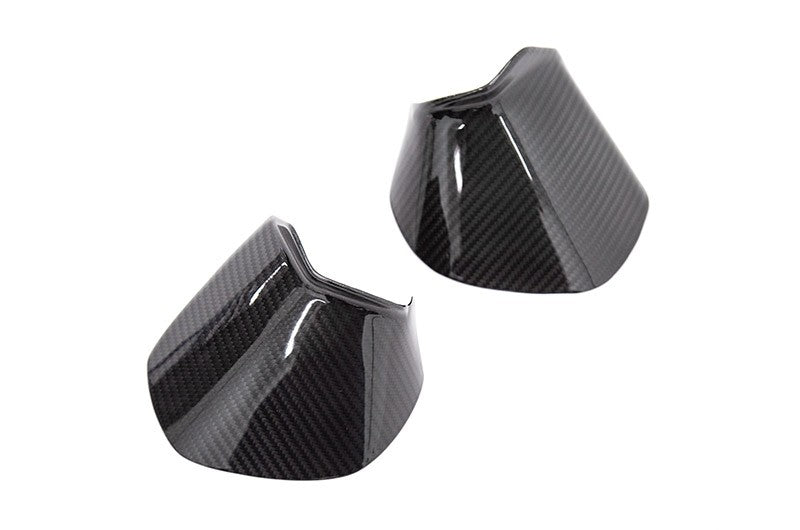OLM LE Dry Carbon Fiber Lower Mirror Mount Cover - 2015-2021 Subaru WRX / STI / 2015-2017 Crosstrek