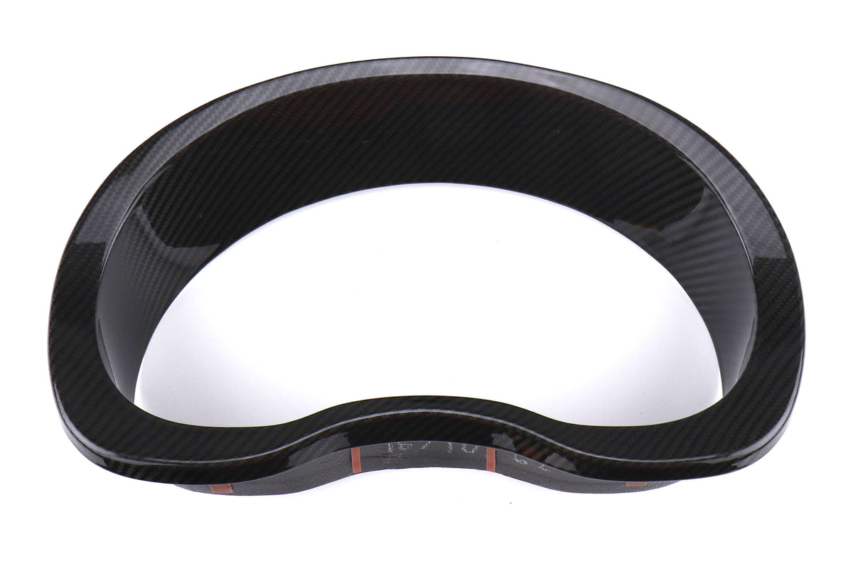 OLM LE Dry Carbon Fiber Speedometer Cluster Trim Cover - 2015-2021 Subaru WRX / STI / 2014-2018 Forester / 2013-2017 Crosstrek