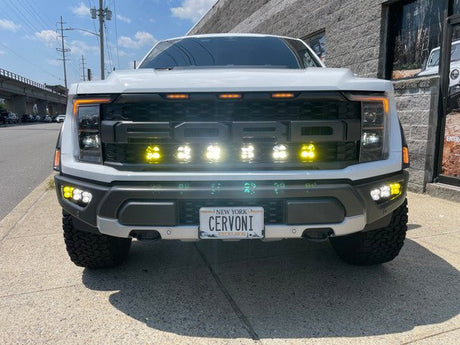 4X4 Truck LED'S - KR Off - Road Grille Light Brackets for 2015+ Ford F - 150 - Panda Motorworks