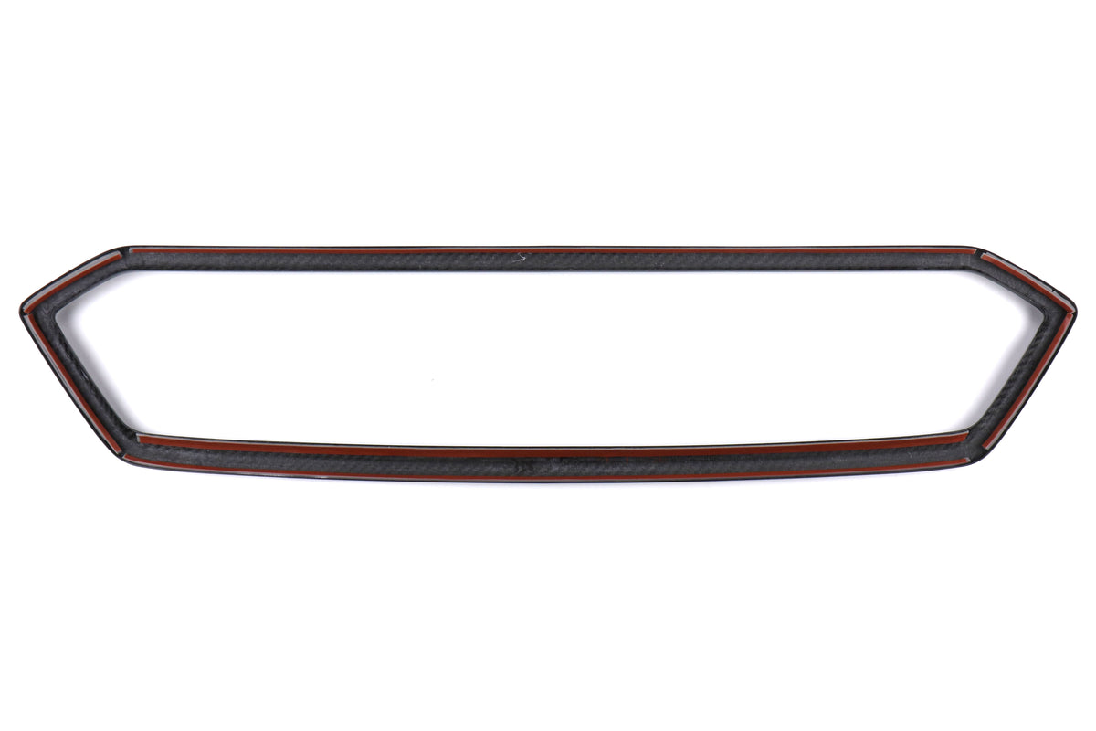 OLM LE Dry Carbon Fiber Grille Garnish (Outer) - 2018-2021 Subaru WRX / STI