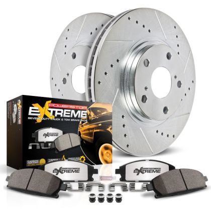 Power Stop 07-21 Toyota Tundra Limited Front & Rear Z36 Truck & Tow Brake Kit