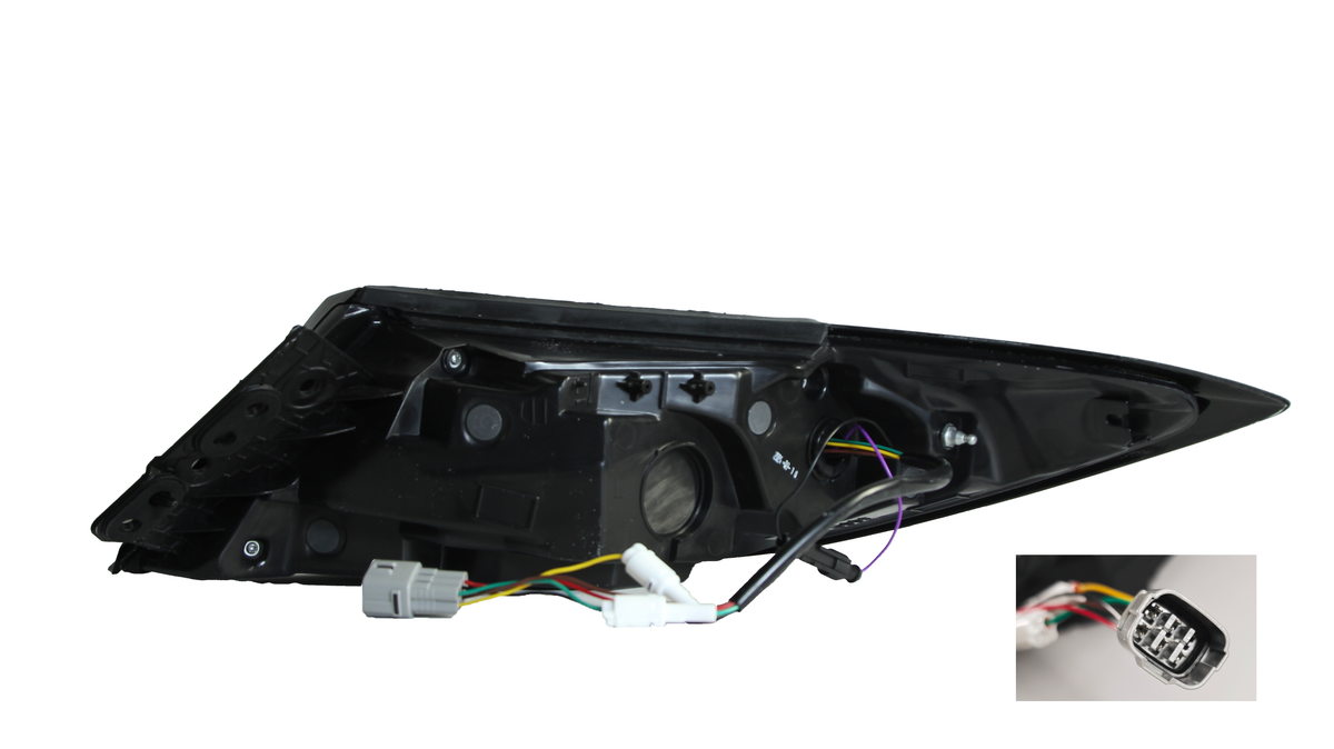 OLM Raiden LED Taillights (Clear Lens/Red Bar) - 2022+ GR86 / BRZ