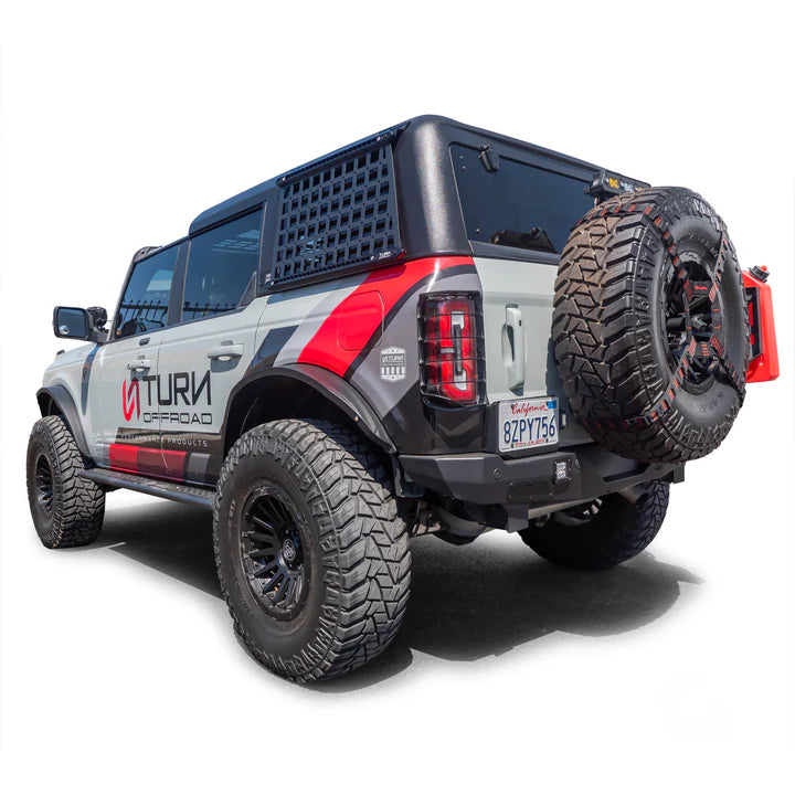 Turn Offroad 2021+ Ford Bronco w/ Turn Offroad Hard Top Side MOLLE Panels