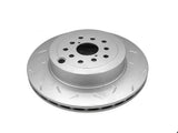 FactionFab Slotted Rear Rotor V2 Dual Drilled - Subaru STI 2018-2021