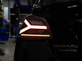 OLM Y-Spec LED Taillights (Clear Lens  White Optic) - 2015-2021 WRX / STI