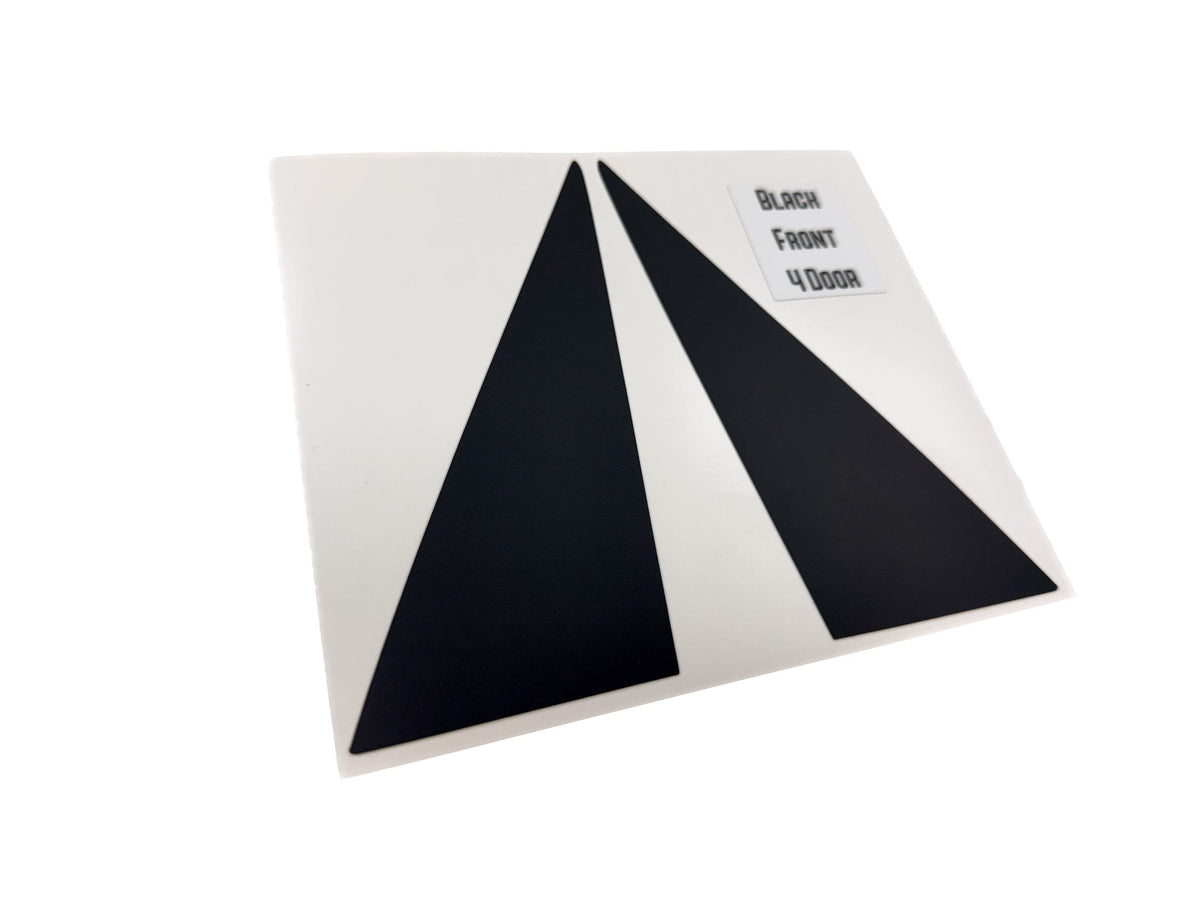 Topo Front Window Triangle Overlay (Printed Series) - 2021+ Bronco 4 Door