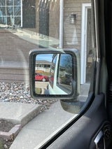 OLM Convex Mirrors with Defrosters (Chrome) - 2018+ Wrangler