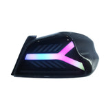 OLM Y-Spec LED Taillights (Smoke Lens  White Optic w/RGB) - 2015-2021 WRX / STI