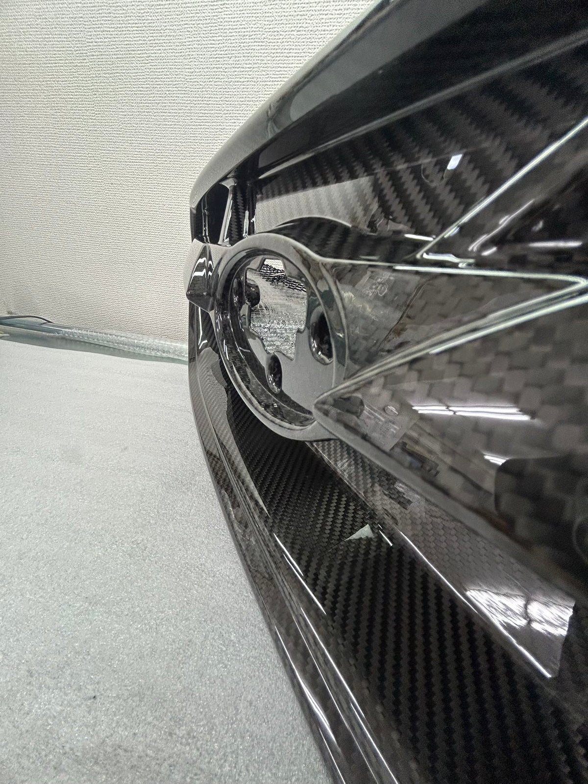 OLM LE Carbon Fiber Front Alpha Grille - 2022-2025 WRX