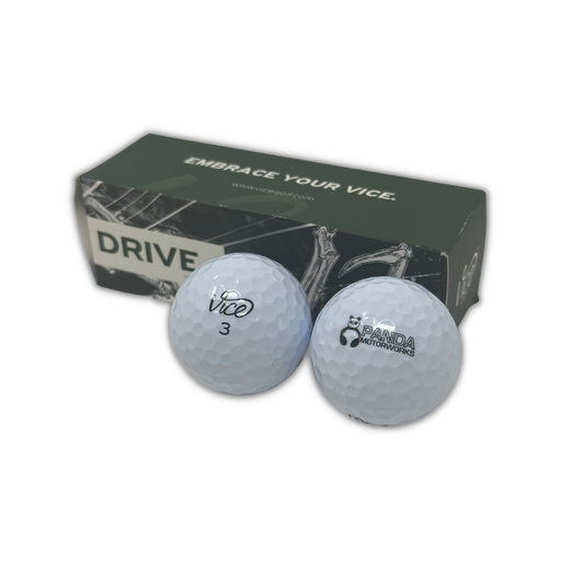 Panda Motorworks X Vice Golf Drive Golf Balls (Sleeve of 3)