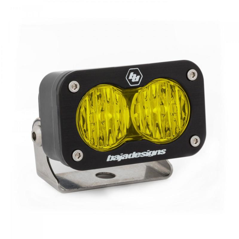 Baja Designs S2 Sport Amber LED Work Light – Wide Cornering Pattern