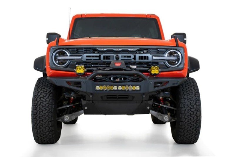 ADDICTIVE DESERT DESIGNS - Addictive Desert Designs 22 - 23 Ford Bronco Raptor Rock Fighter Front Bumper - Panda Motorworks