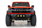 CLEARANCE - Addictive Desert Designs 21-22 Bronco Bomber Front Bumber (w/ 3 baja designs lp4 mounts)