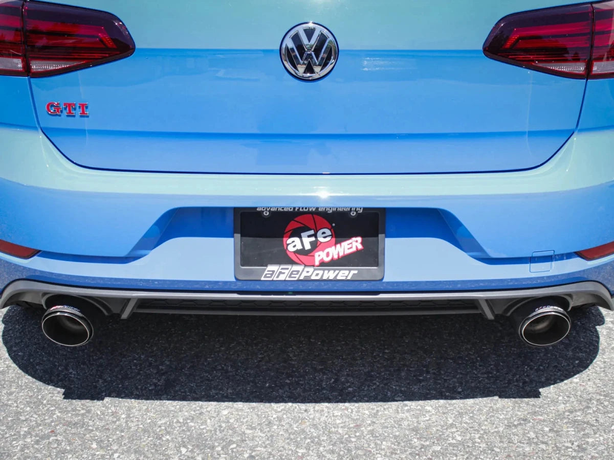 AFE - aFe 18 - 21 VW GTI (MK7.5) 2.0L MACH Force - Xp 3in to 2.5in 304 SS Axle - Back Exhaust System