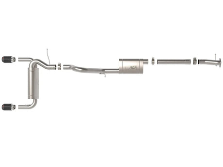 AFE - aFe 2021+ Ford Bronco 2.3L/2.7L Vulcan 3in. to 2.5in. SS Cat - Back
