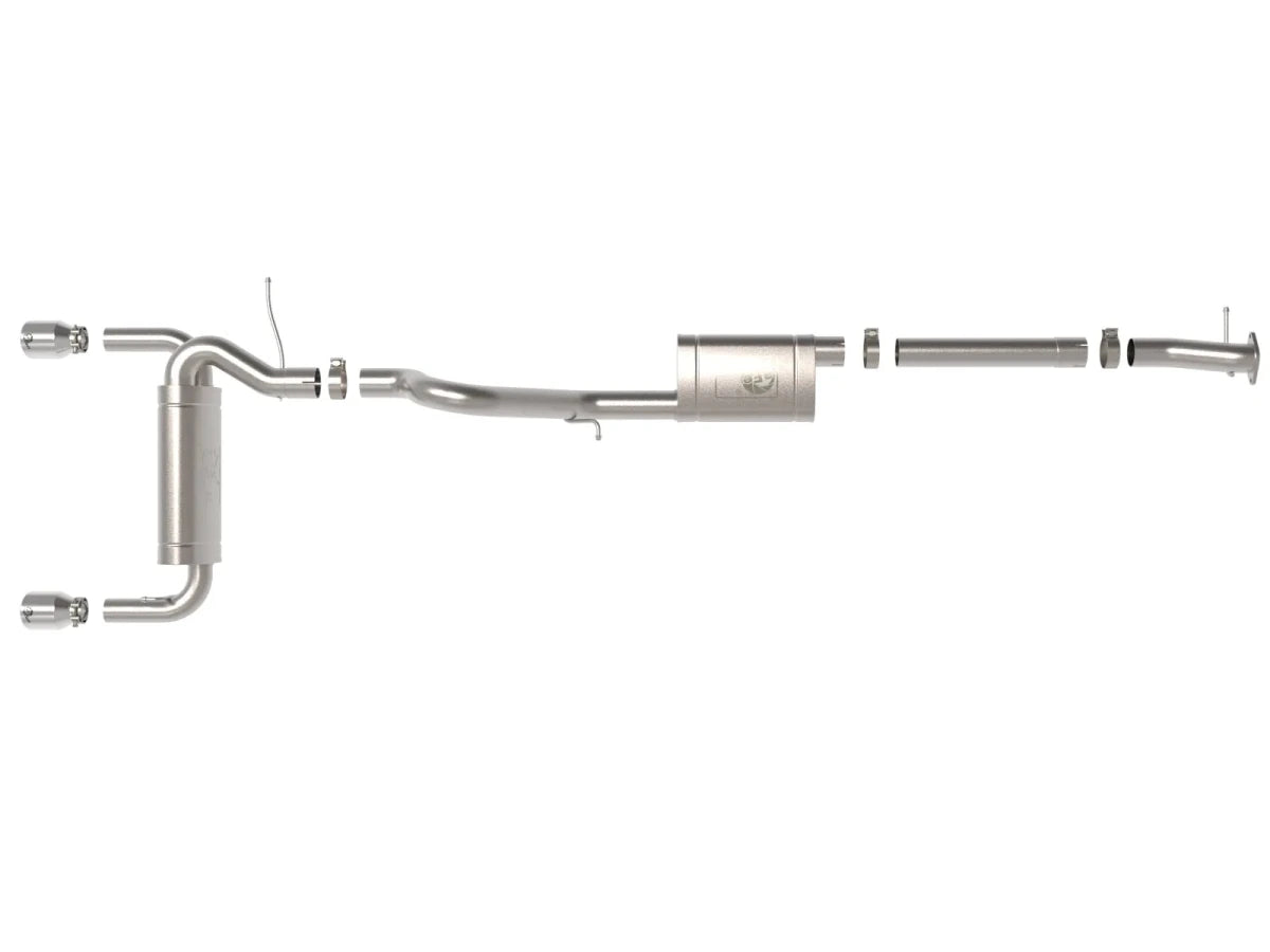 AFE - aFe 2021+ Ford Bronco 2.3L/2.7L Vulcan 3in. to 2.5in. SS Cat - Back