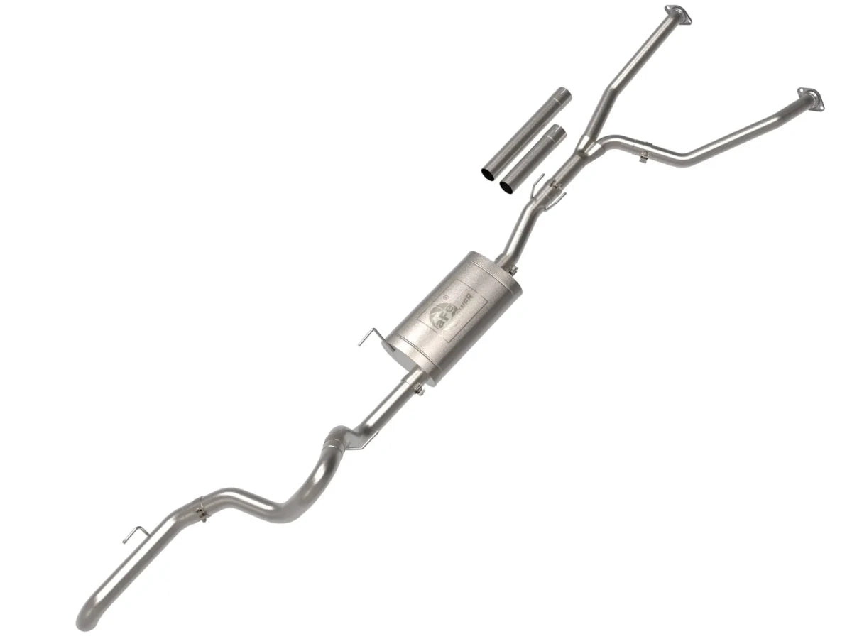 AFE - aFe 2022 Toyota Tundra V6 - 3.5L (tt) Apollo GT Series Hi - Tuck 2.5in to 3in 409 SS Cat - Back Exhaust