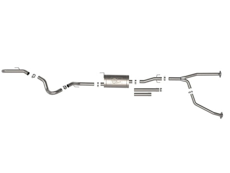 AFE - aFe 2022 Toyota Tundra V6 - 3.5L (tt) Apollo GT Series Hi - Tuck 2.5in to 3in 409 SS Cat - Back Exhaust