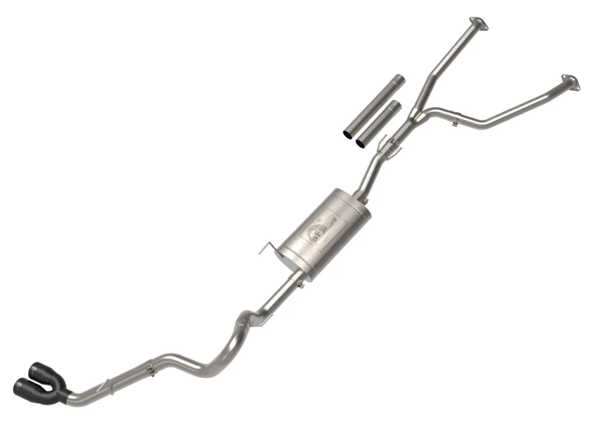 AFE - aFe 2022 Toyota Tundra V6 - 3.5L (tt) Vulcan Series 2.5in to 3in 304 SS Cat - Back Exhaust
