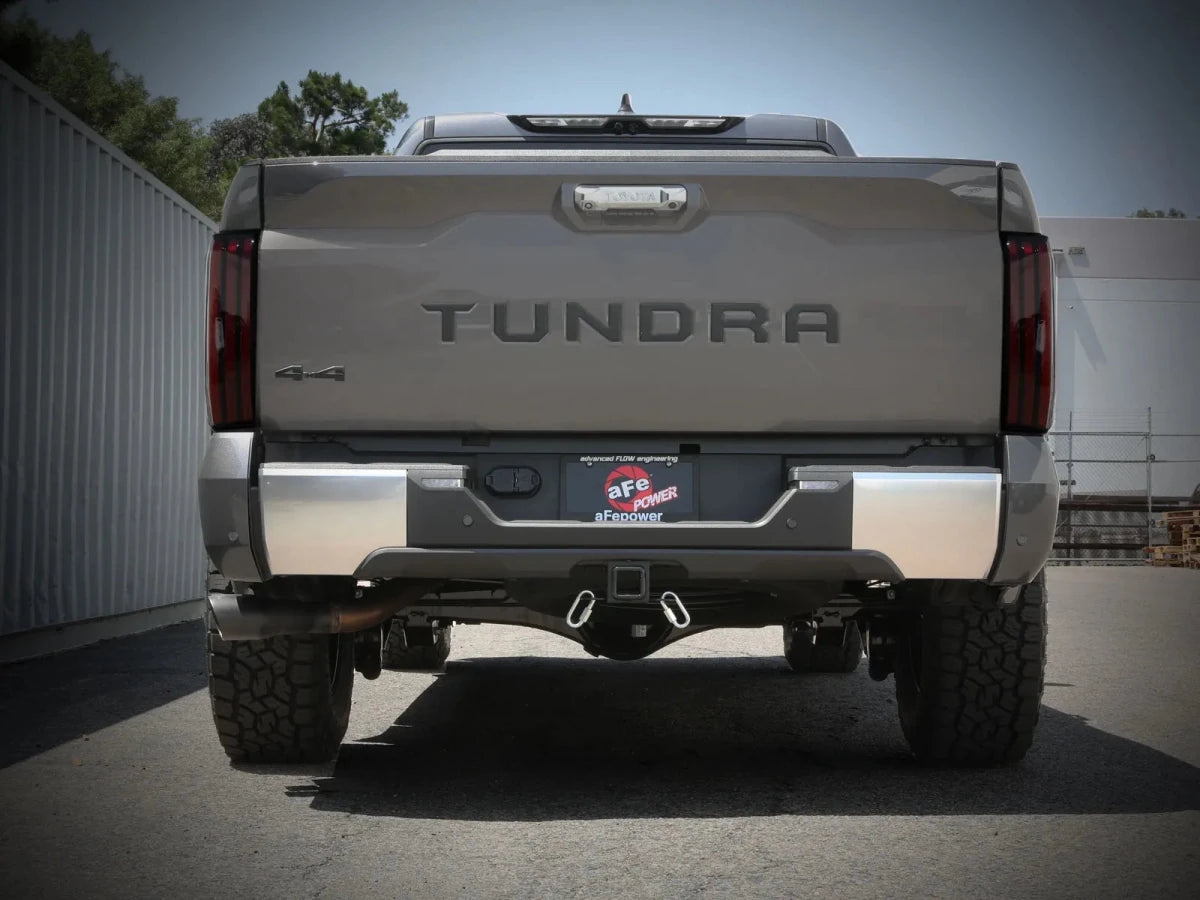 AFE - aFe 2022 Toyota Tundra V6 - 3.5L (tt) Vulcan Series 2.5in to 3in 304 SS Cat - Back Exhaust