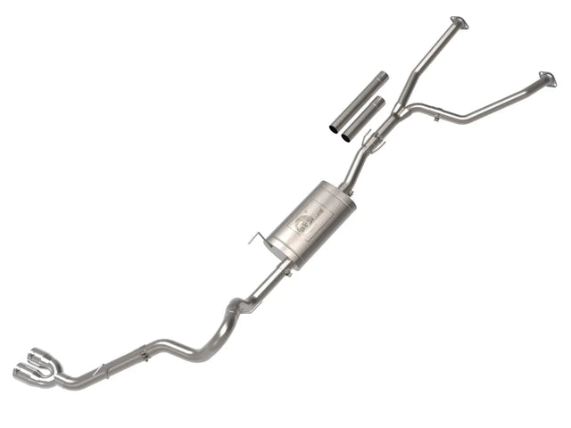 AFE - aFe 2022 Toyota Tundra V6 - 3.5L (tt) Vulcan Series 2.5in to 3in 304 SS Cat - Back Exhaust