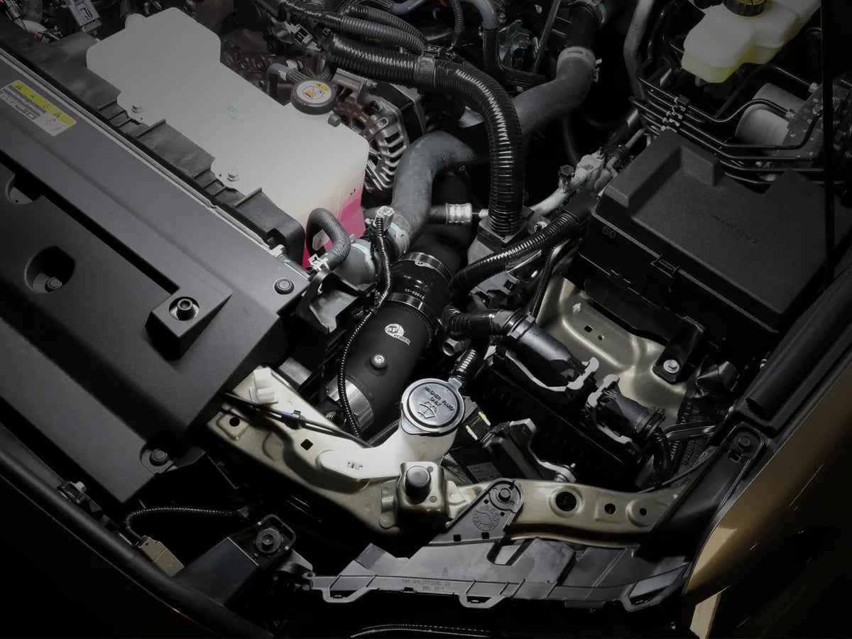 AFE - aFe 2024 Toyota Tacoma L4 2.4L (t) BladeRunner 3in Aluminum Cold Charge Pipe - Panda Motorworks