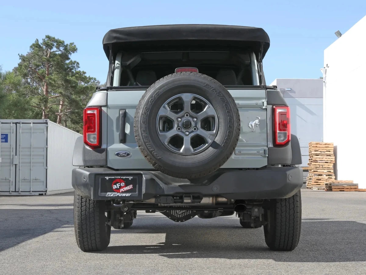AFE - aFe Apollo GT 3in 409 SS Cat - Back Exhaust 2021 Ford Bronco 2.3L/2.7L