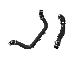 AFE - aFe Blade Runner Aluminum Hot and Cold Charge Pipe Kit Black Kia Forte GT L4 - 1.6L (t) - Panda Motorworks