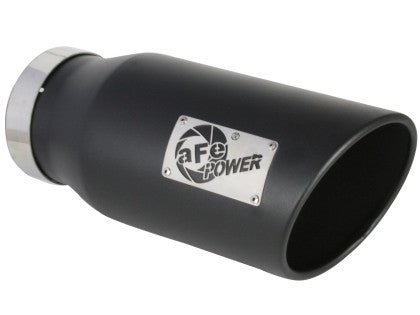 AFE - aFe Large - Bore HD 5in 409SS DPF - Back Exhaust System w/Black Tip 19 - 23 Ram Diesel Trucks L6 - 6.7L (td)