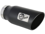AFE - aFe Large - Bore HD 5in 409SS DPF - Back Exhaust System w/Black Tip 19 - 23 Ram Diesel Trucks L6 - 6.7L (td)