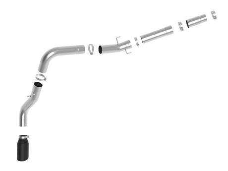AFE - aFe Large - Bore HD 5in 409SS DPF - Back Exhaust System w/Black Tip 19 - 23 Ram Diesel Trucks L6 - 6.7L (td)