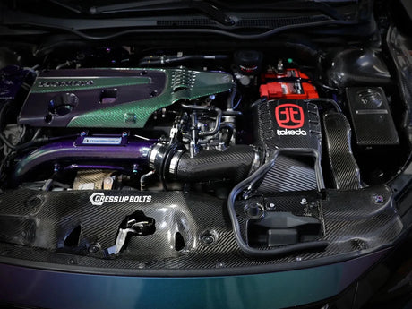 AFE - aFe Momentum Black Series Carbon Fiber CAIS 17 - 21 Honda Civic Type R I4 - 2.0L (t)