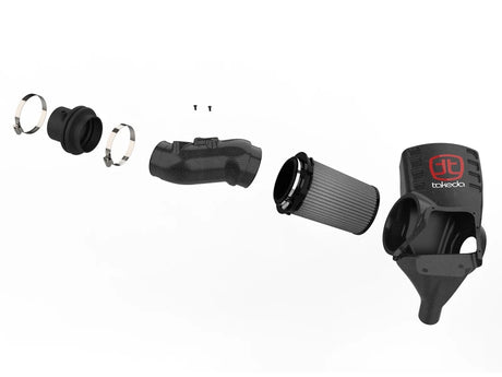 AFE - aFe Momentum Black Series Carbon Fiber CAIS 17 - 21 Honda Civic Type R I4 - 2.0L (t)